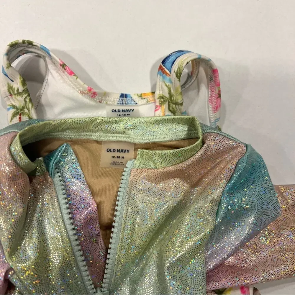 Old Navy Baby Swimsuit Bundle 12-18 mo